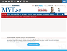 Tablet Screenshot of mvt.se